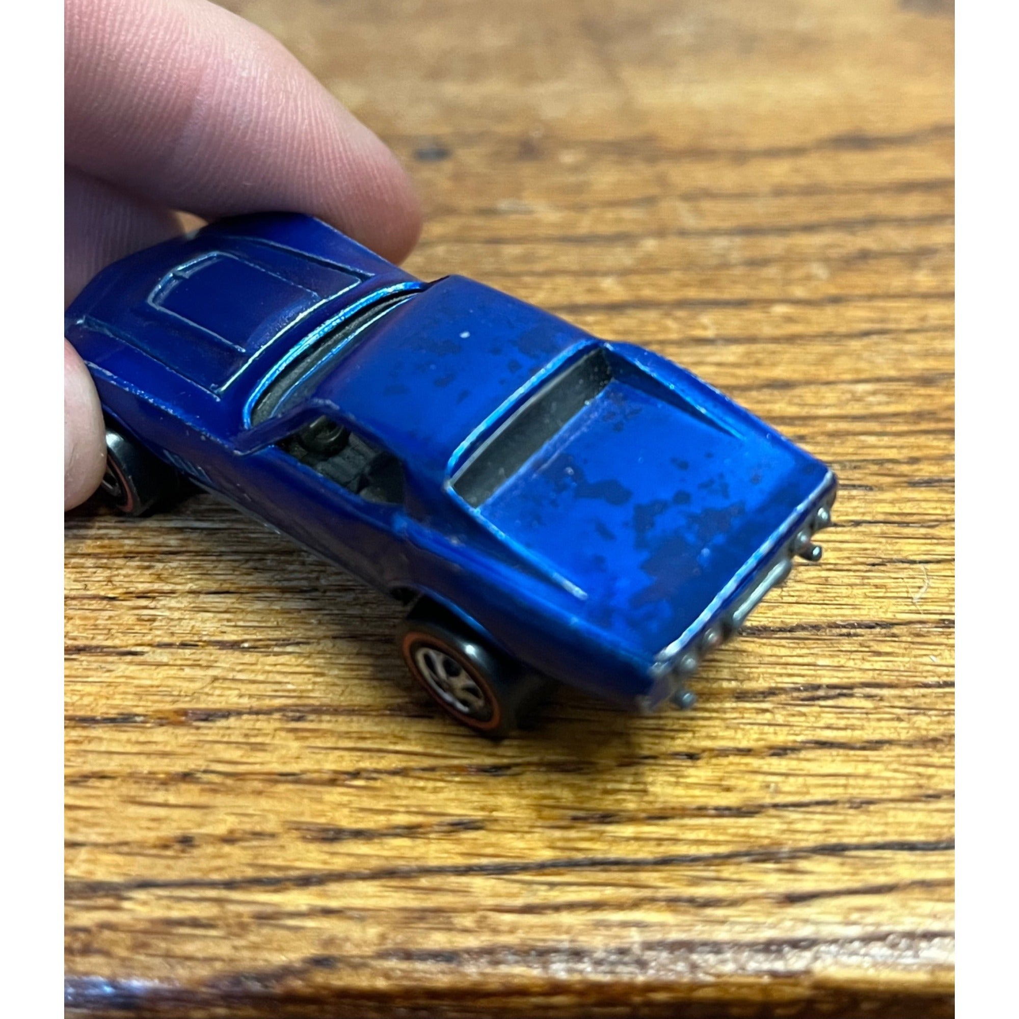 Vintage Hot Wheels Redlines 1968 Custom Corvette Blue US