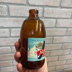 1950’s Alps Brau beer bottle from Old Crown Brewing 12 oz Peter Hand Chicago Stubby
