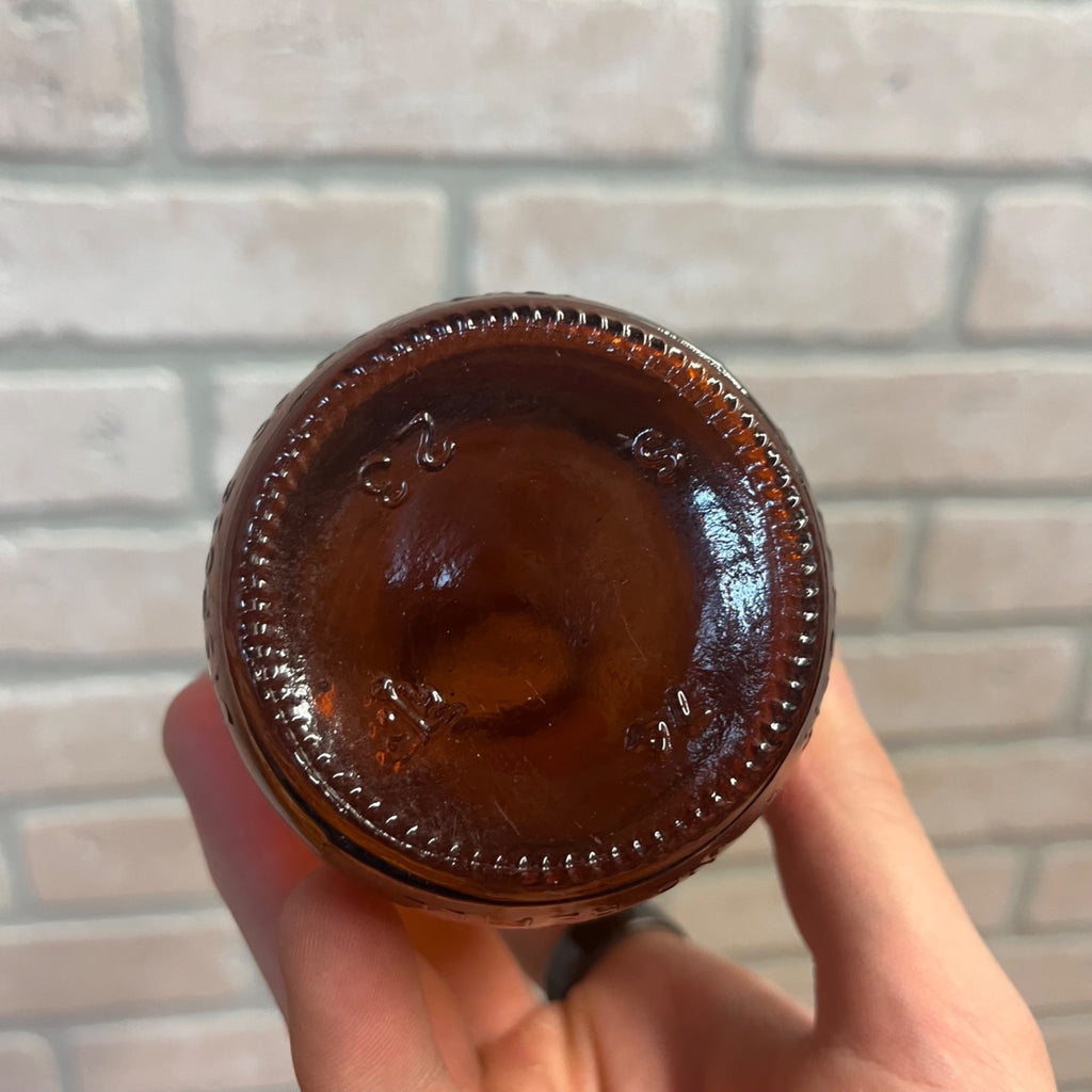 1950’s Alps Brau beer bottle from Old Crown Brewing 12 oz Peter Hand Chicago Stubby