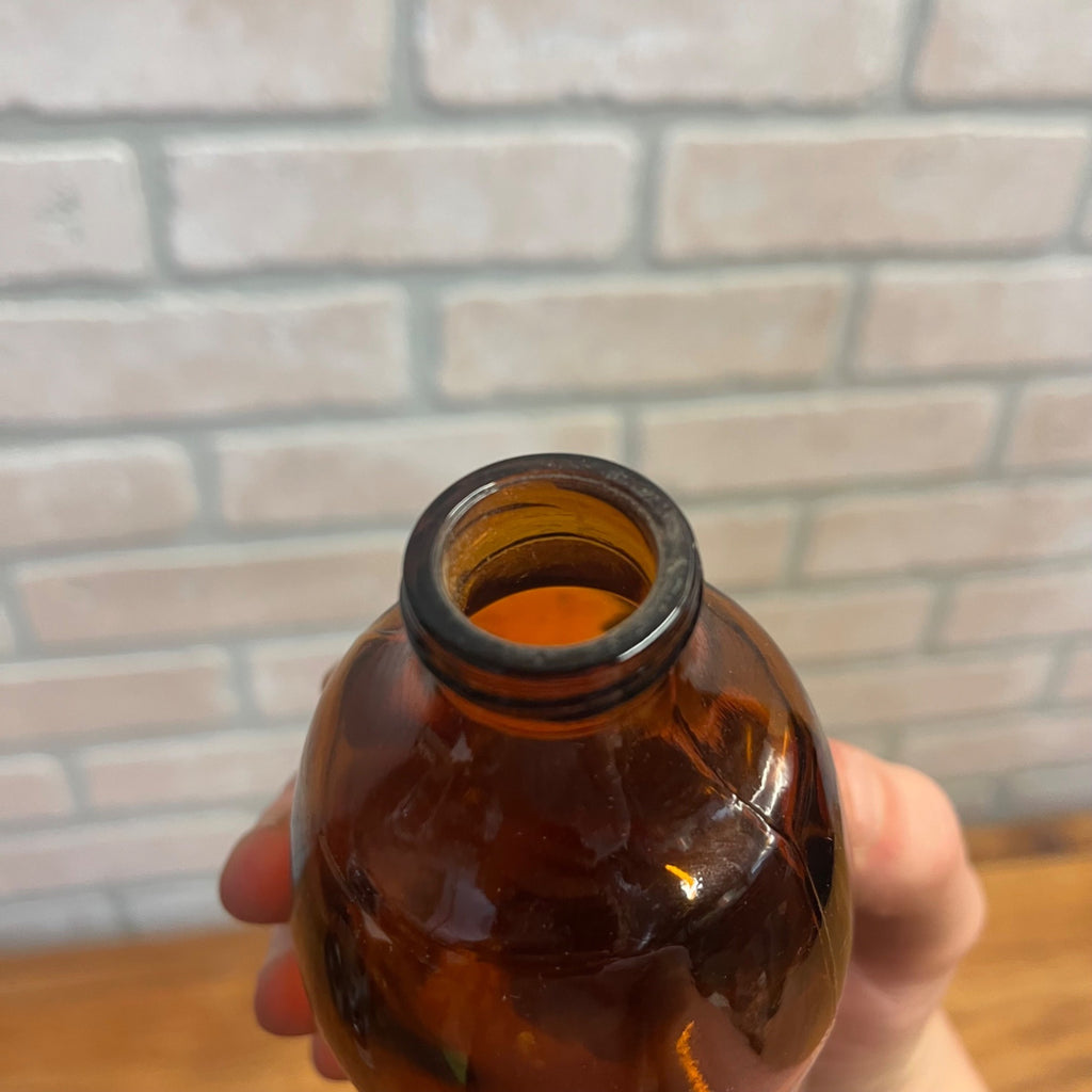 1950’s Alps Brau beer bottle from Old Crown Brewing 12 oz Peter Hand Chicago Stubby