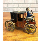 Antique Lehmann KUTSCHE Motor Coach Tin Toy Wind-Up Car early 1900s