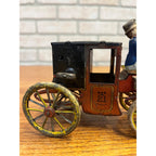 Antique Lehmann KUTSCHE Motor Coach Tin Toy Wind-Up Car early 1900s