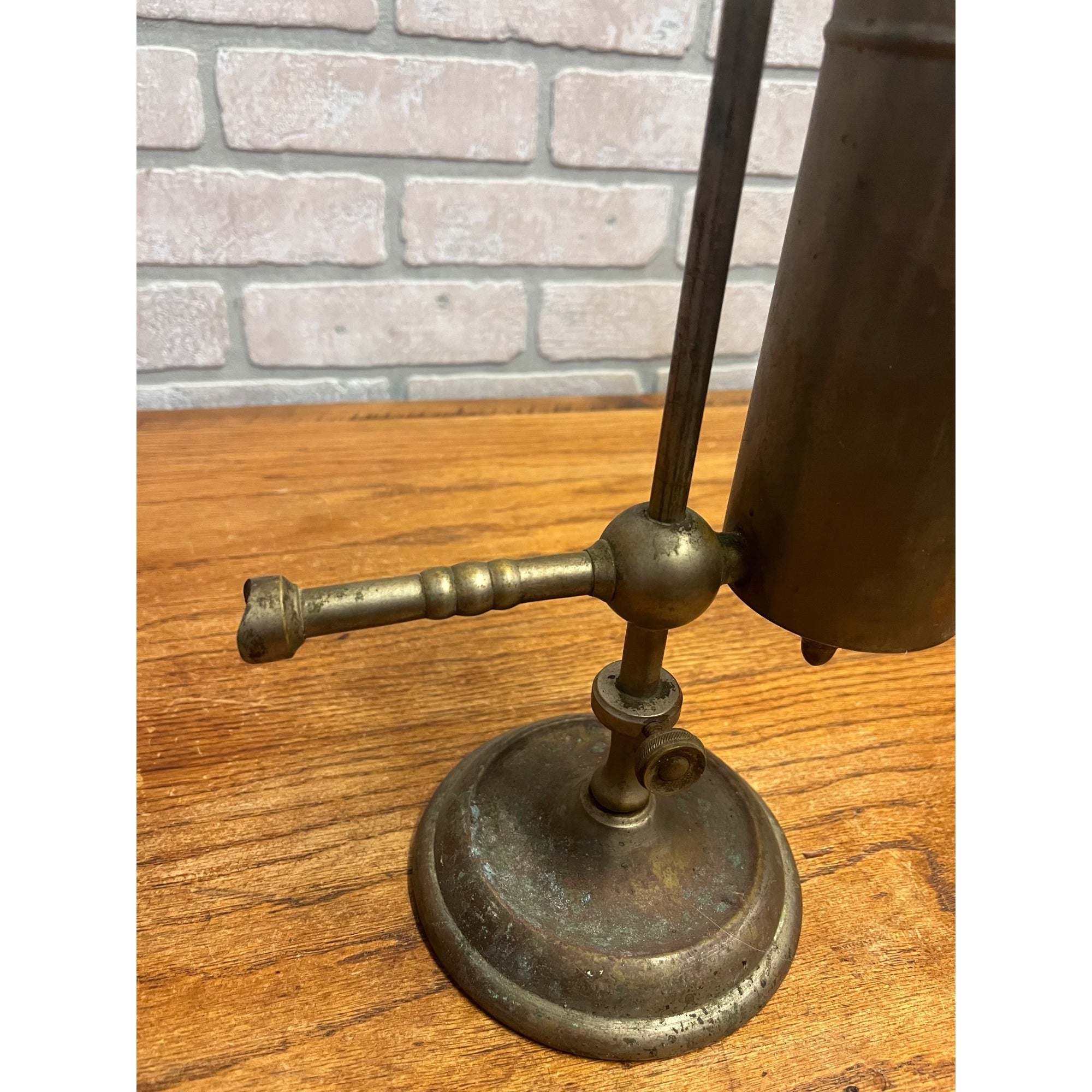 Antique Brass Spirit Alcohol Lamp Stand Jeweler Dental Lab Blowpipe Heating Devic