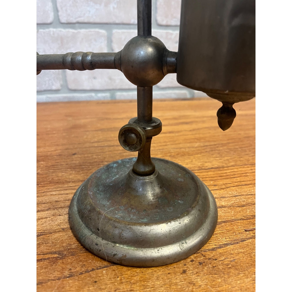 Antique Brass Spirit Alcohol Lamp Stand Jeweler Dental Lab Blowpipe Heating Devic