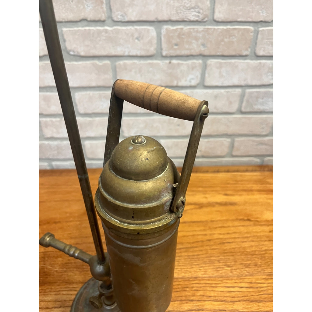 Antique Brass Spirit Alcohol Lamp Stand Jeweler Dental Lab Blowpipe Heating Devic