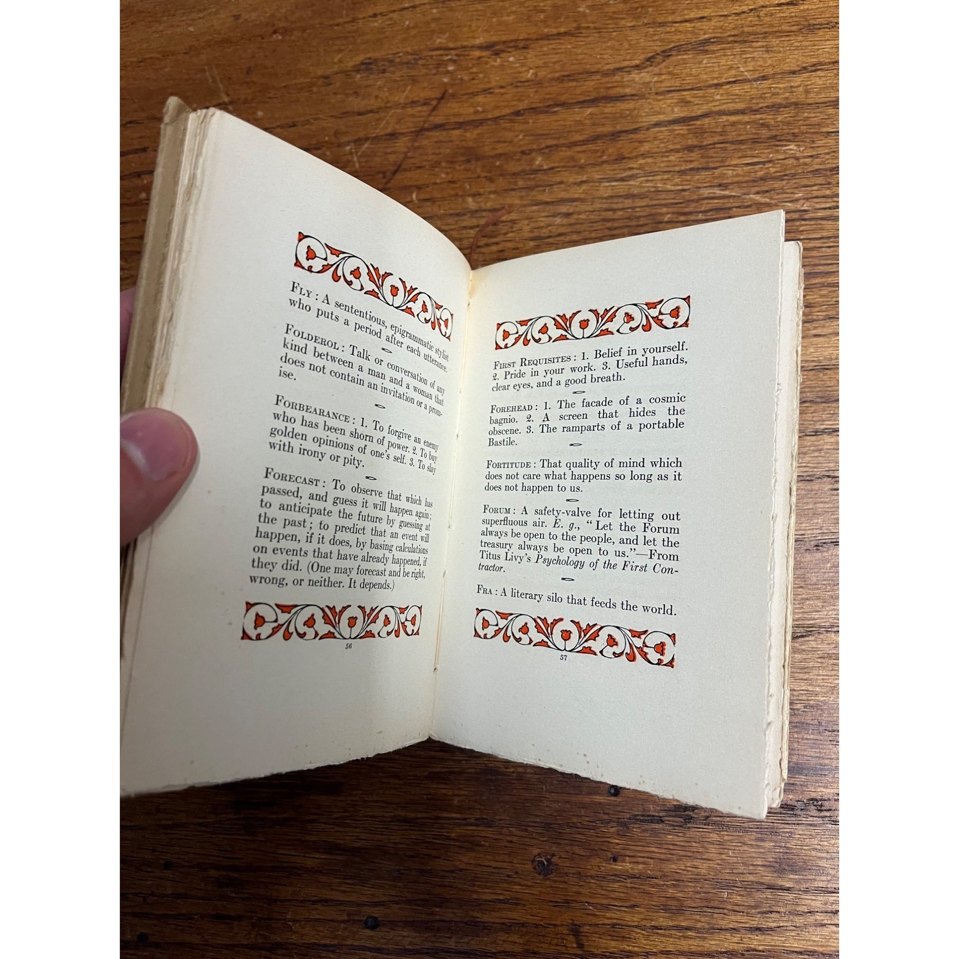 The Roycroft Dictionary, 1914 by Elbert Hubbard Hardcover Roycrofters