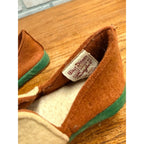 Vintage 1940s Walt Disney Pluto Size 4 Trimfoot Felt Childrens House Shoes