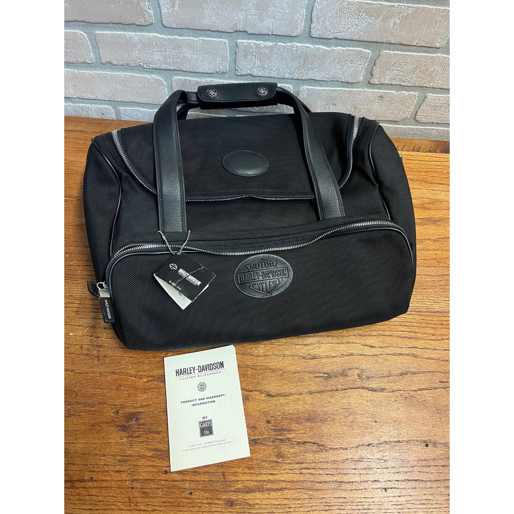 NEW Harley-Davidson Rally 15" Leather Bag 50RA9015 + Strap + Tag NWT