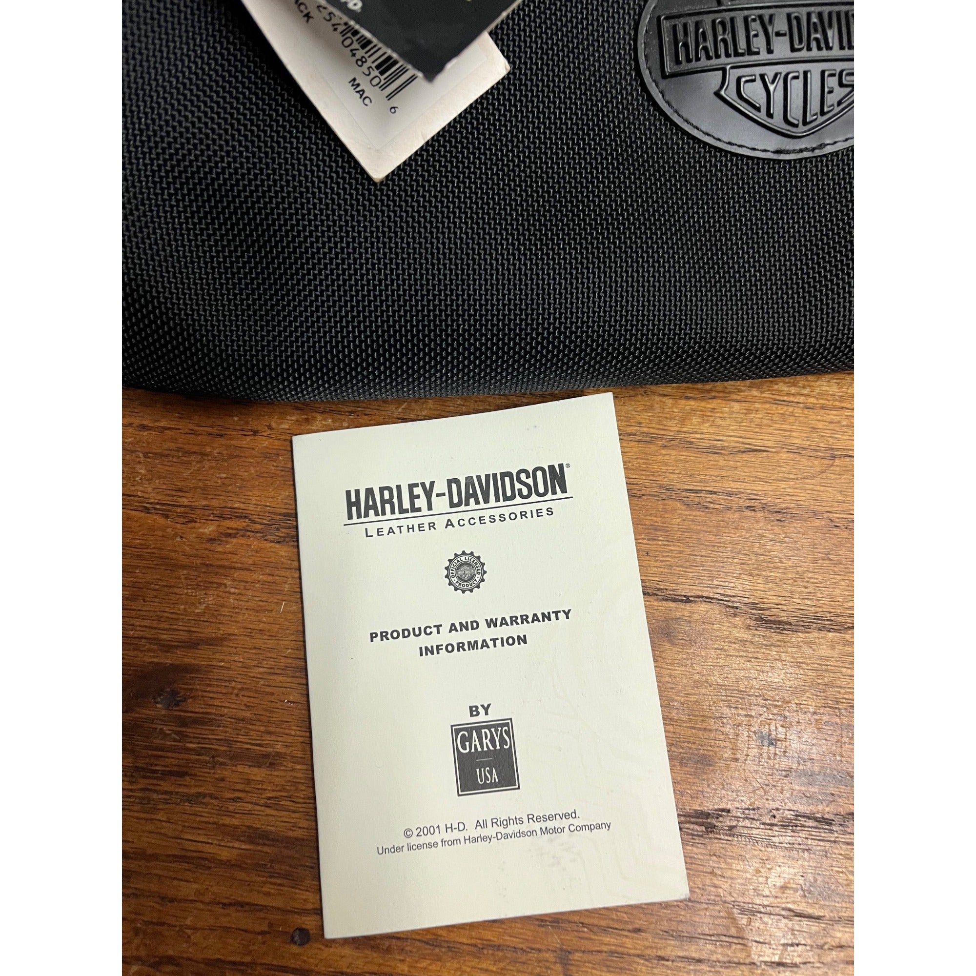 NEW Harley-Davidson Rally 15" Leather Bag 50RA9015 + Strap + Tag NWT