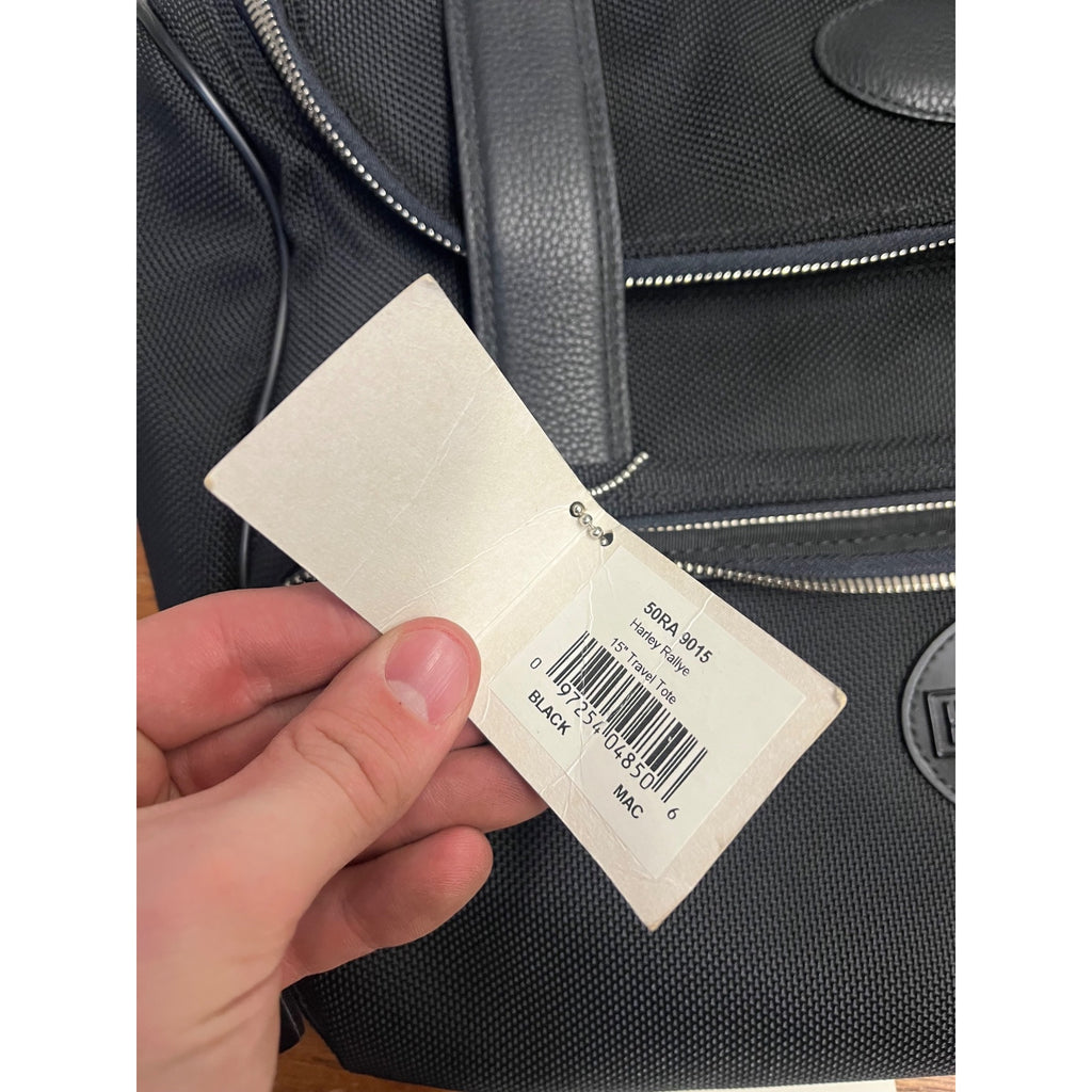 NEW Harley-Davidson Rally 15" Leather Bag 50RA9015 + Strap + Tag NWT