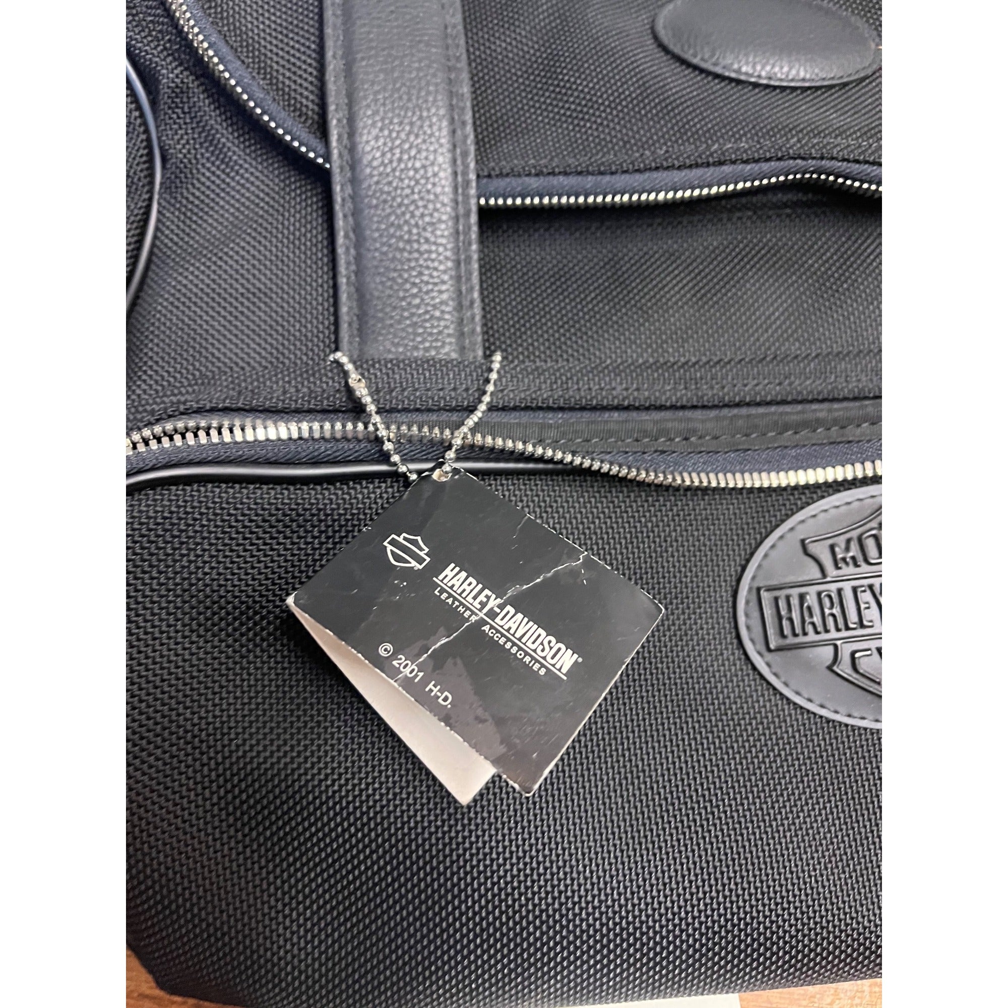 NEW Harley-Davidson Rally 15" Leather Bag 50RA9015 + Strap + Tag NWT