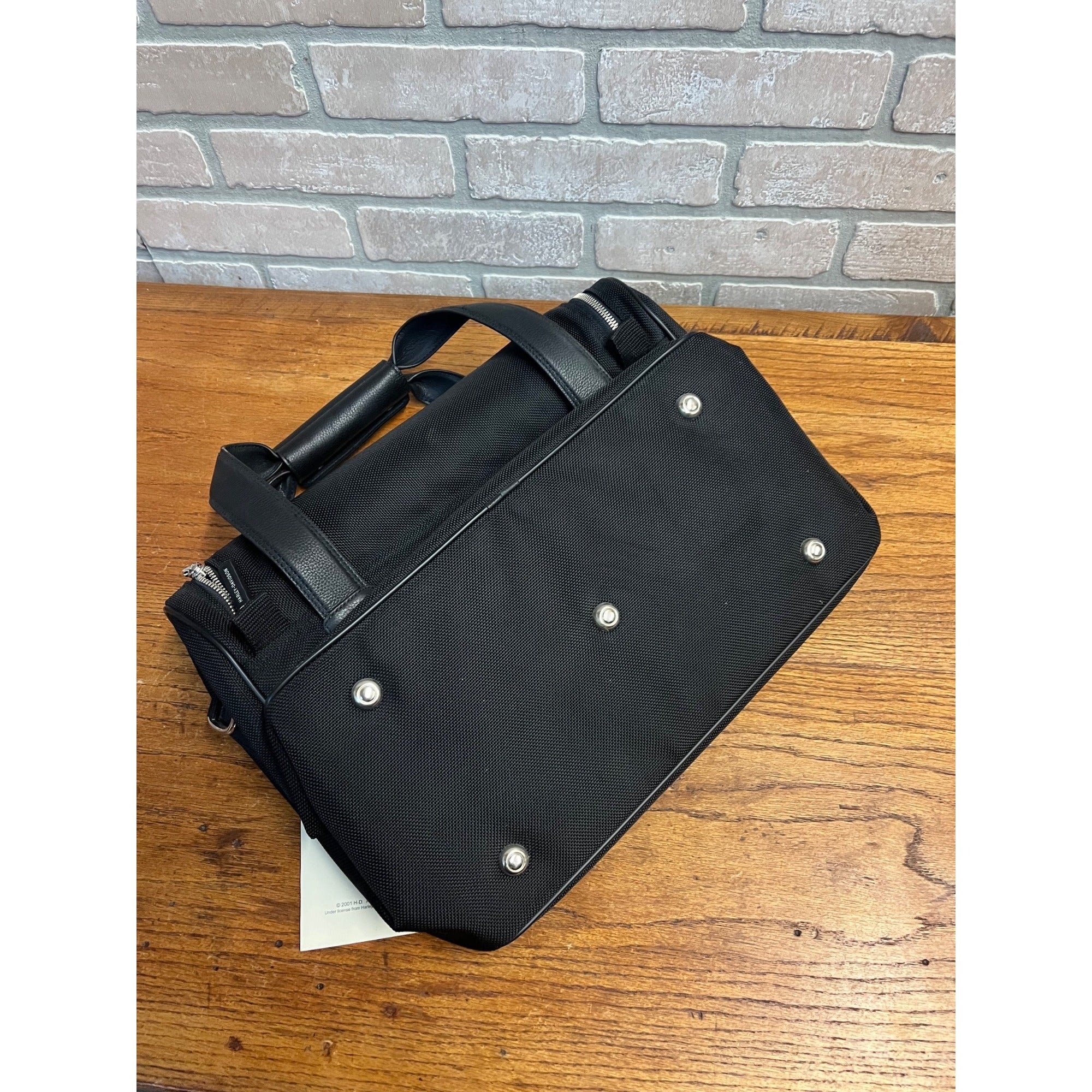 NEW Harley-Davidson Rally 15" Leather Bag 50RA9015 + Strap + Tag NWT