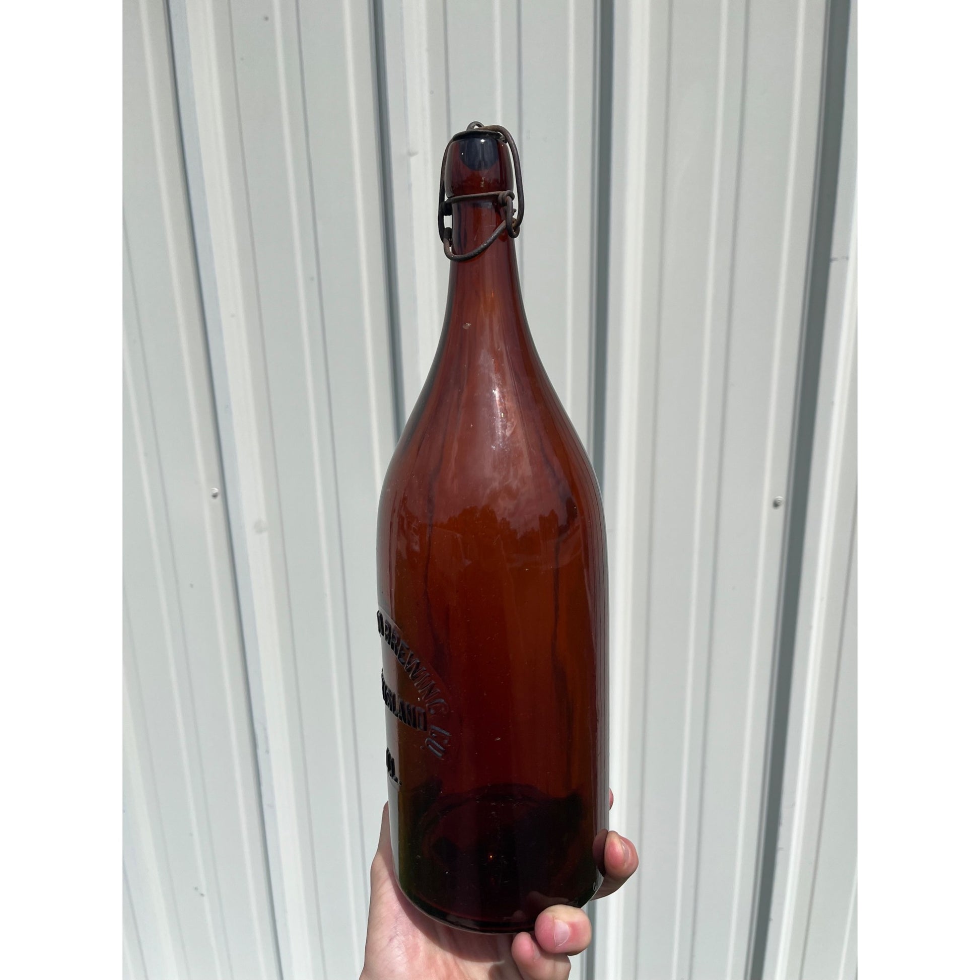 Pre Pro Rock Island Brewing Co Rock Island Illinois Half Gallon Beer Bottle