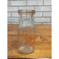 Vintage Better Farms Half Pint Milk Bottle Fond du Lac Wis WI Wisconsin