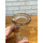 Vintage Better Farms Half Pint Milk Bottle Fond du Lac Wis WI Wisconsin