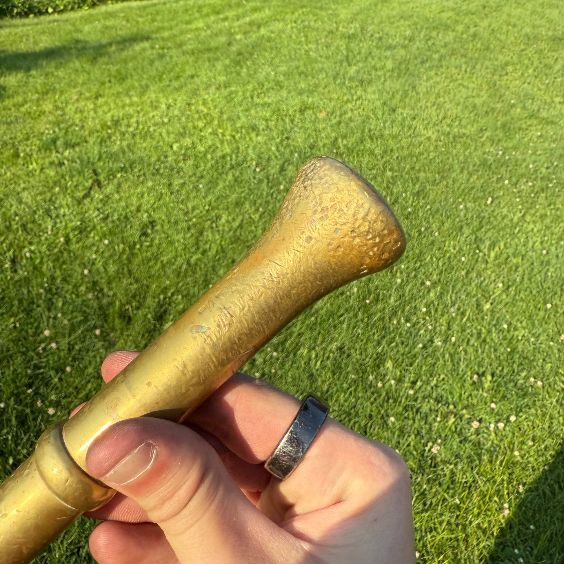 Antique Apothecary Pharmacy Mortar & Pestle Brass #6