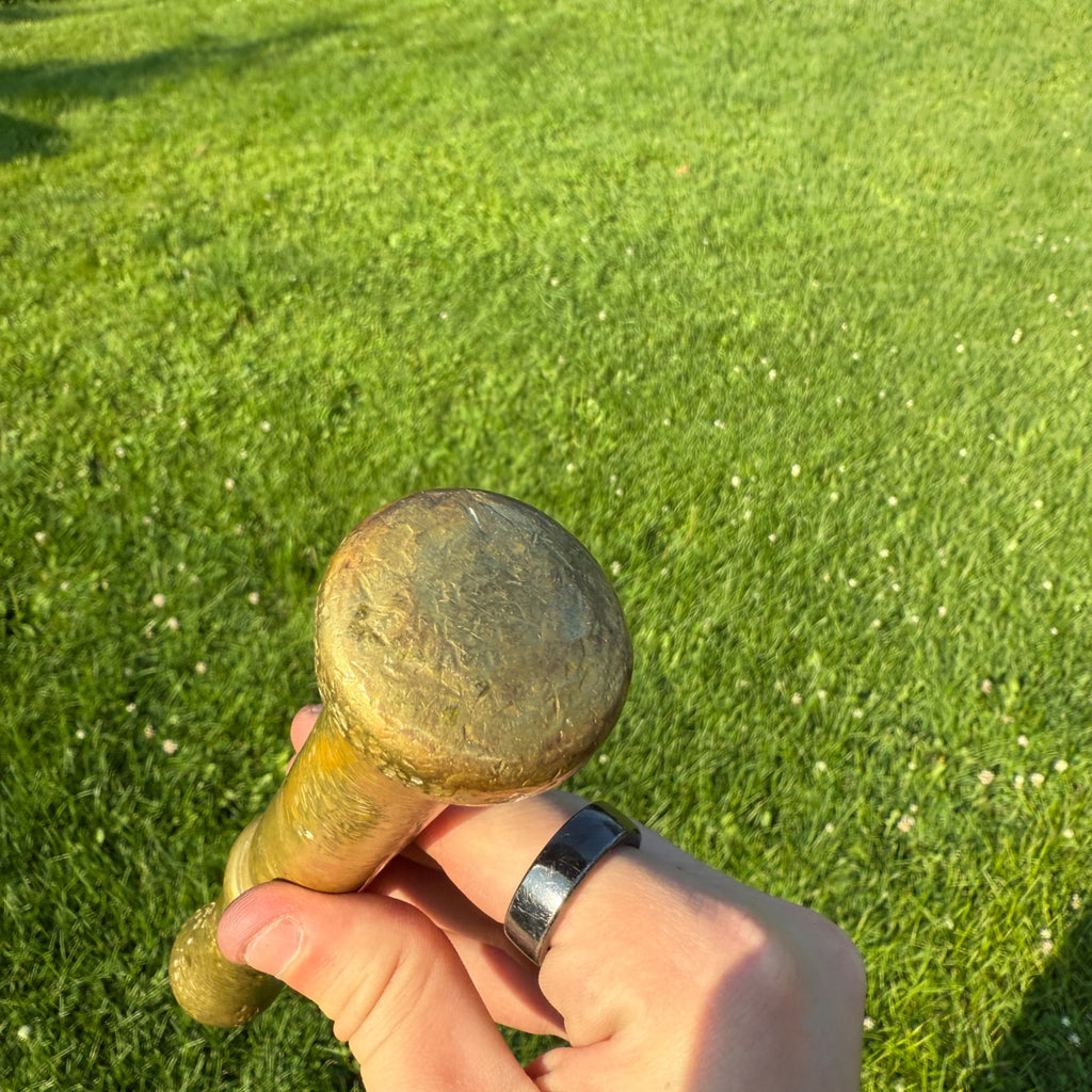 Antique Apothecary Pharmacy Mortar & Pestle Brass #6