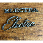 Vintage Buick Electra Emblem Badges Script Lot (2) OEM Original Parts