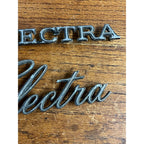 Vintage Buick Electra Emblem Badges Script Lot (2) OEM Original Parts