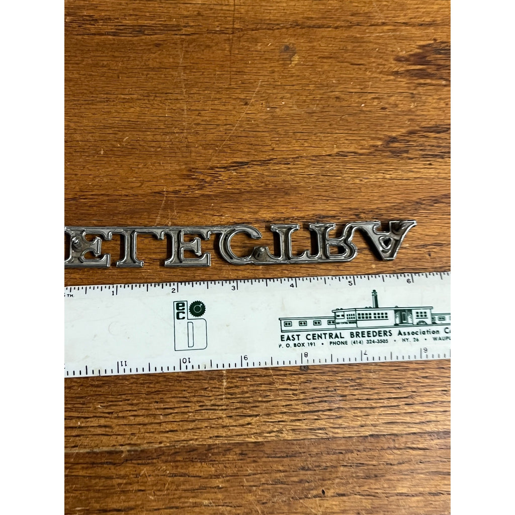 Vintage Buick Electra Emblem Badges Script Lot (2) OEM Original Parts