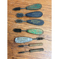 Vintage Schaefer Brushes Milwaukee Advertising Wood Wire Brushes Lot Copper Tube