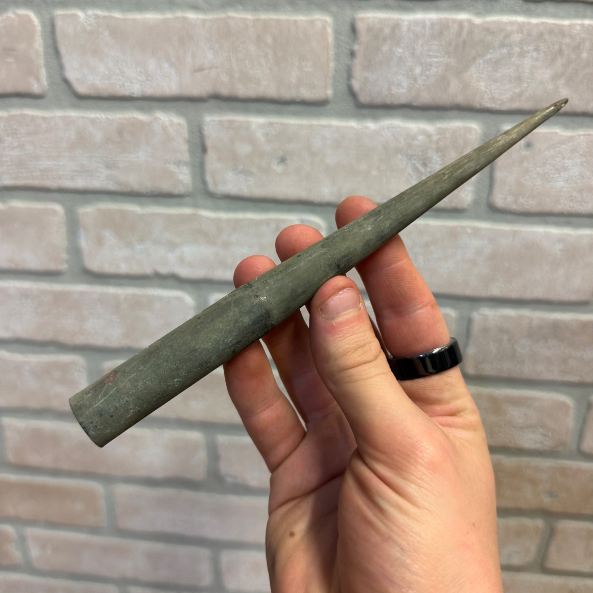 VINTAGE LIGHTNING ROD COPPER TOPPER / FINIAL POINT TIP