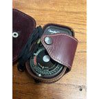 Vintage Weston Master II Exposure Meter Model 736 Camera w/ Leather Case