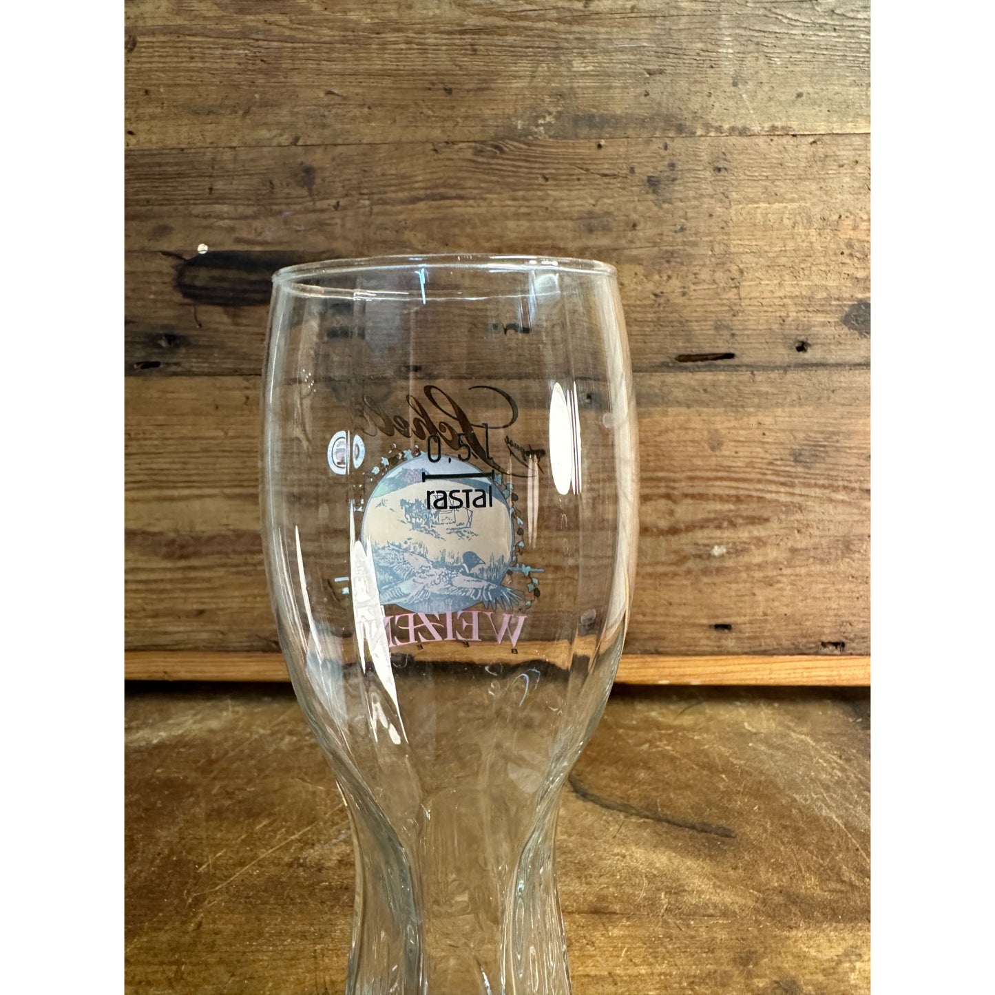 Schells Brewing Co Weizen Beer Glass 0,5 l Rastal Embossed 9.5"