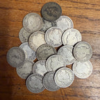 Barber Half Dollars Coins 90% Silver