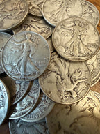Walking Liberty Half Dollars Coins 90% Silver Bullion US Mint