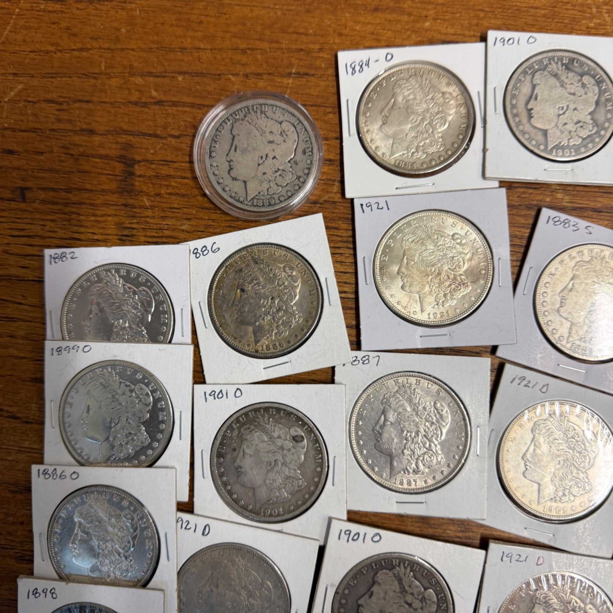 90% Silver Morgan Dollar (1879-1921) Circulated Coins