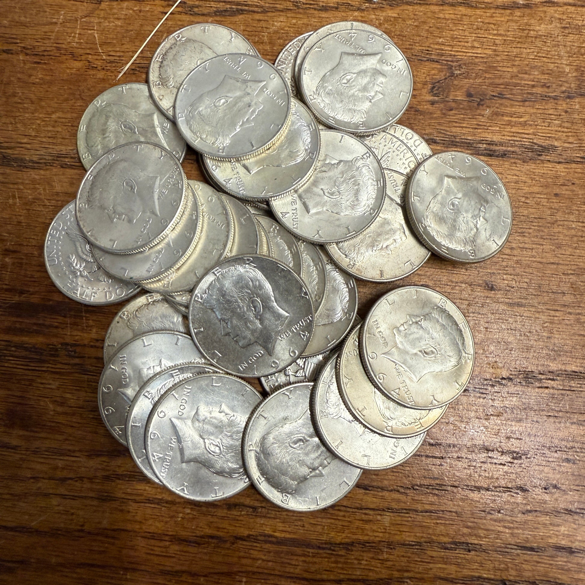 1964 Kennedy Half Dollar Coin 90% Silver US Mint