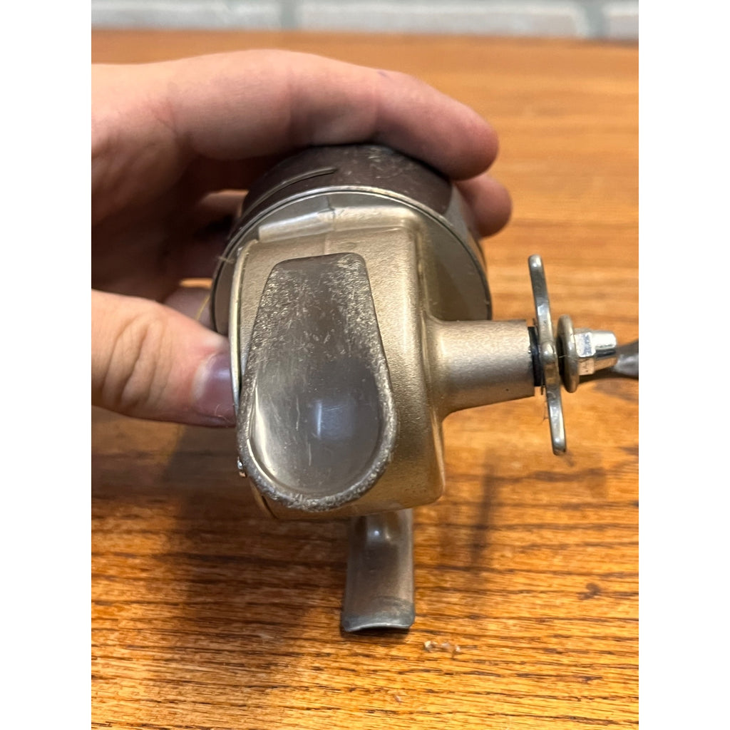 Shakespeare WonderCast 1771 ED Vintage Spincasting Fishing Reel, Brown