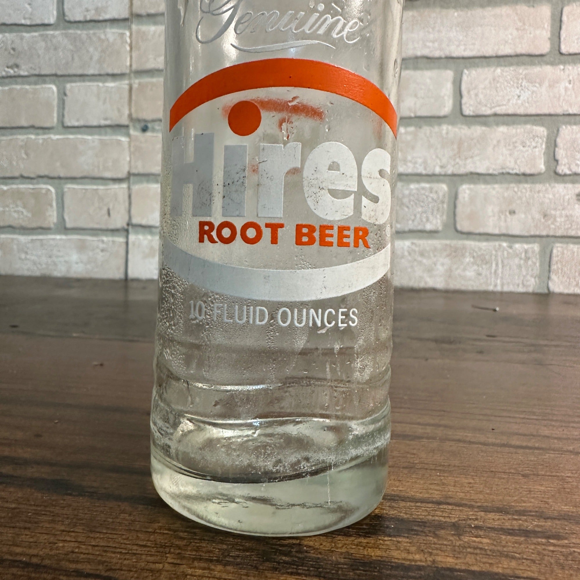 Vintage Hires Root Beer ACl 10oz Soda Pop Bottle Evanston Illinois