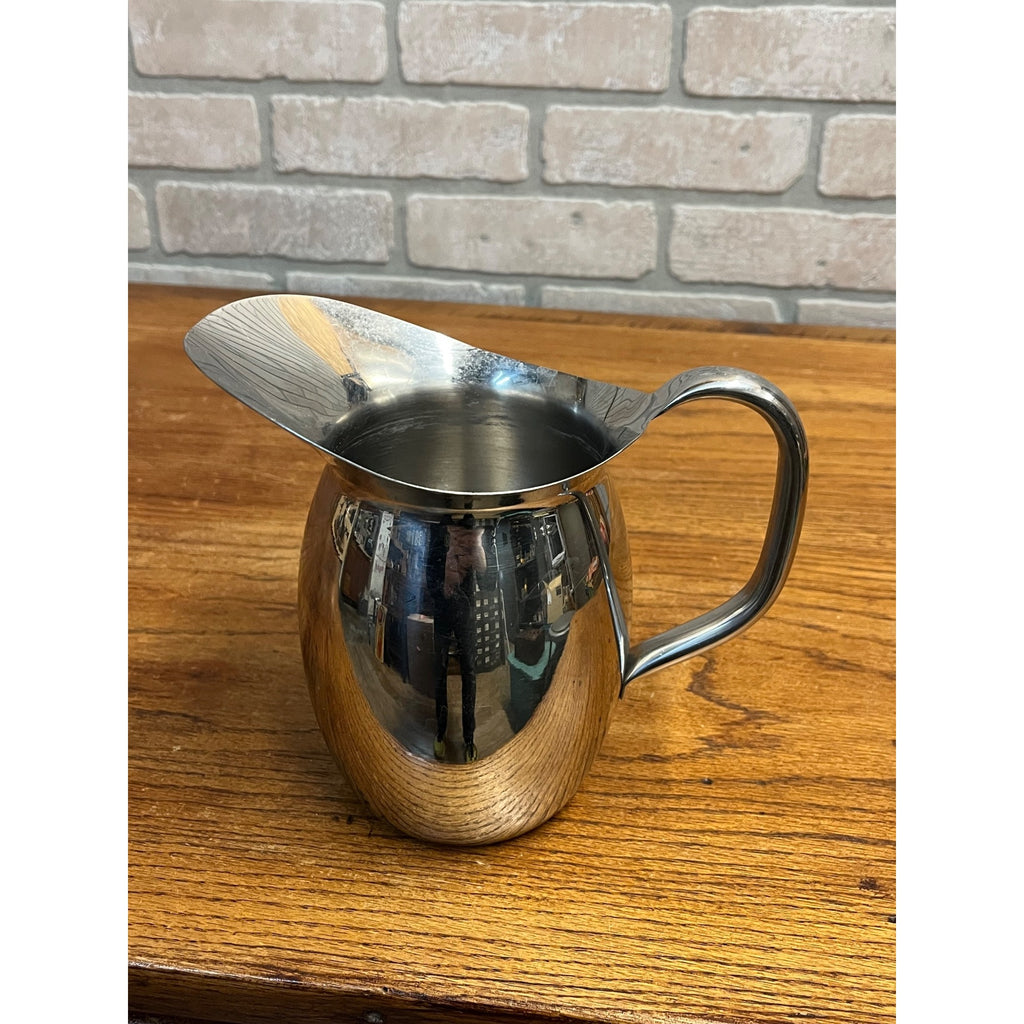 Vintage Vollrath Stainless Steel 1 QUART Pitcher 1QT 32OZ #8201 Milk Frother