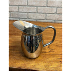 Vintage Vollrath Stainless Steel 1 QUART Pitcher 1QT 32OZ #8201 Milk Frother