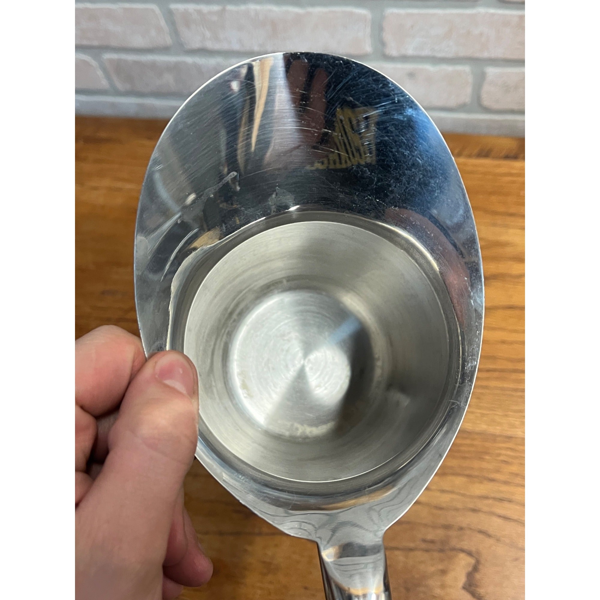 Vintage Vollrath Stainless Steel 1 QUART Pitcher 1QT 32OZ #8201 Milk Frother