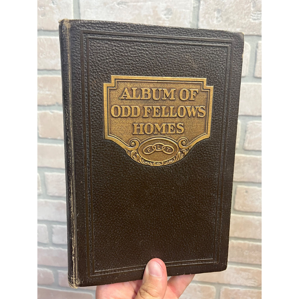 Vintage 1927 Album Of Odd Fellows Homes Hardcover Book 12th Edition
