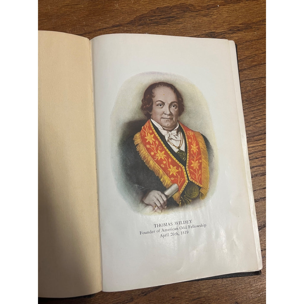 Vintage 1927 Album Of Odd Fellows Homes Hardcover Book 12th Edition