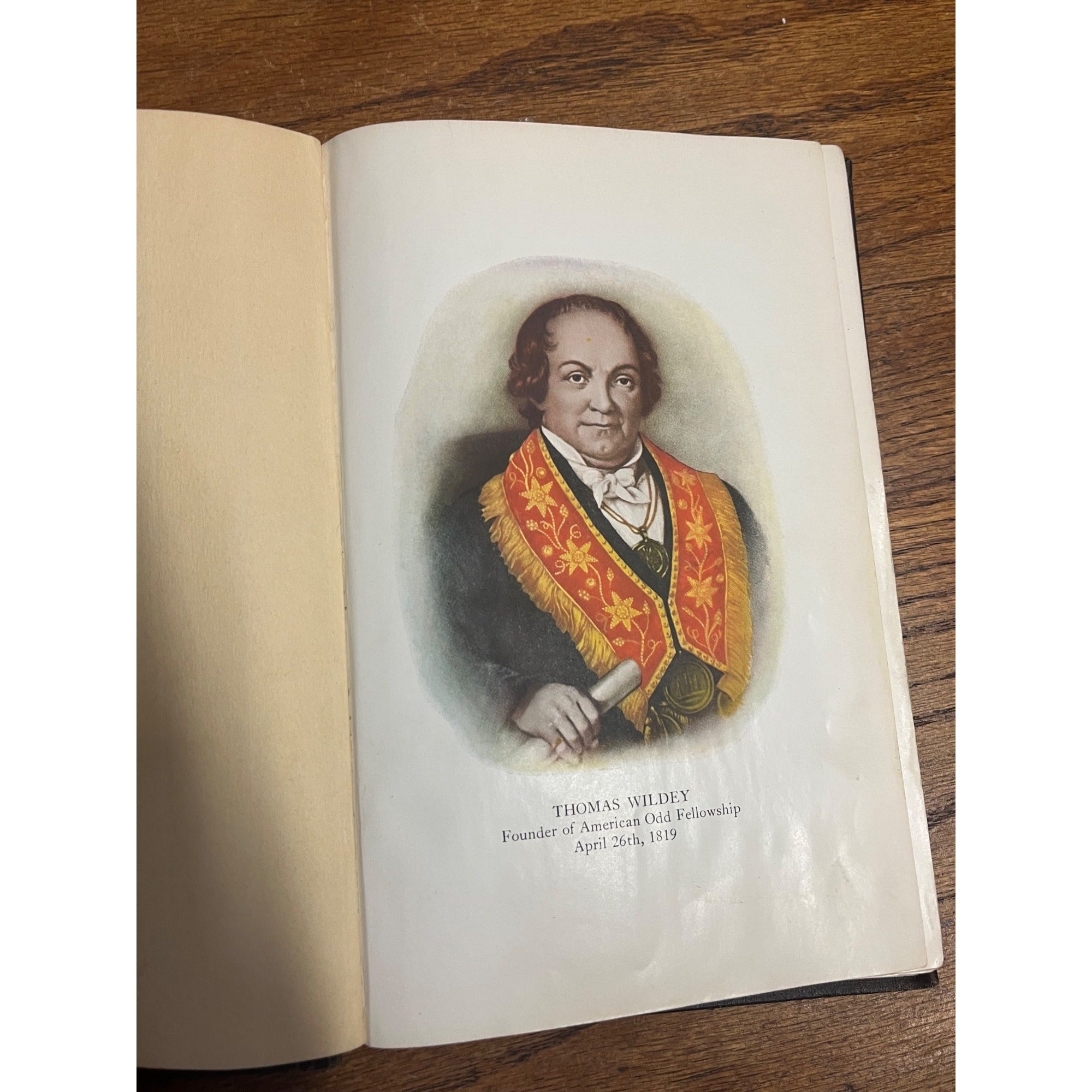 Vintage 1927 Album Of Odd Fellows Homes Hardcover Book 12th Edition
