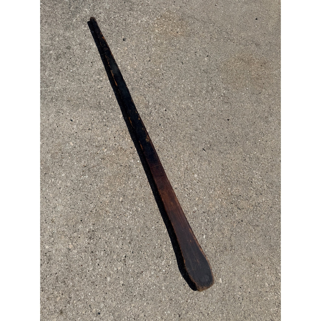 Antique Primitive 19th c. Washing Stick Fork Laundry Paddle 40" AAFA Farmhouse