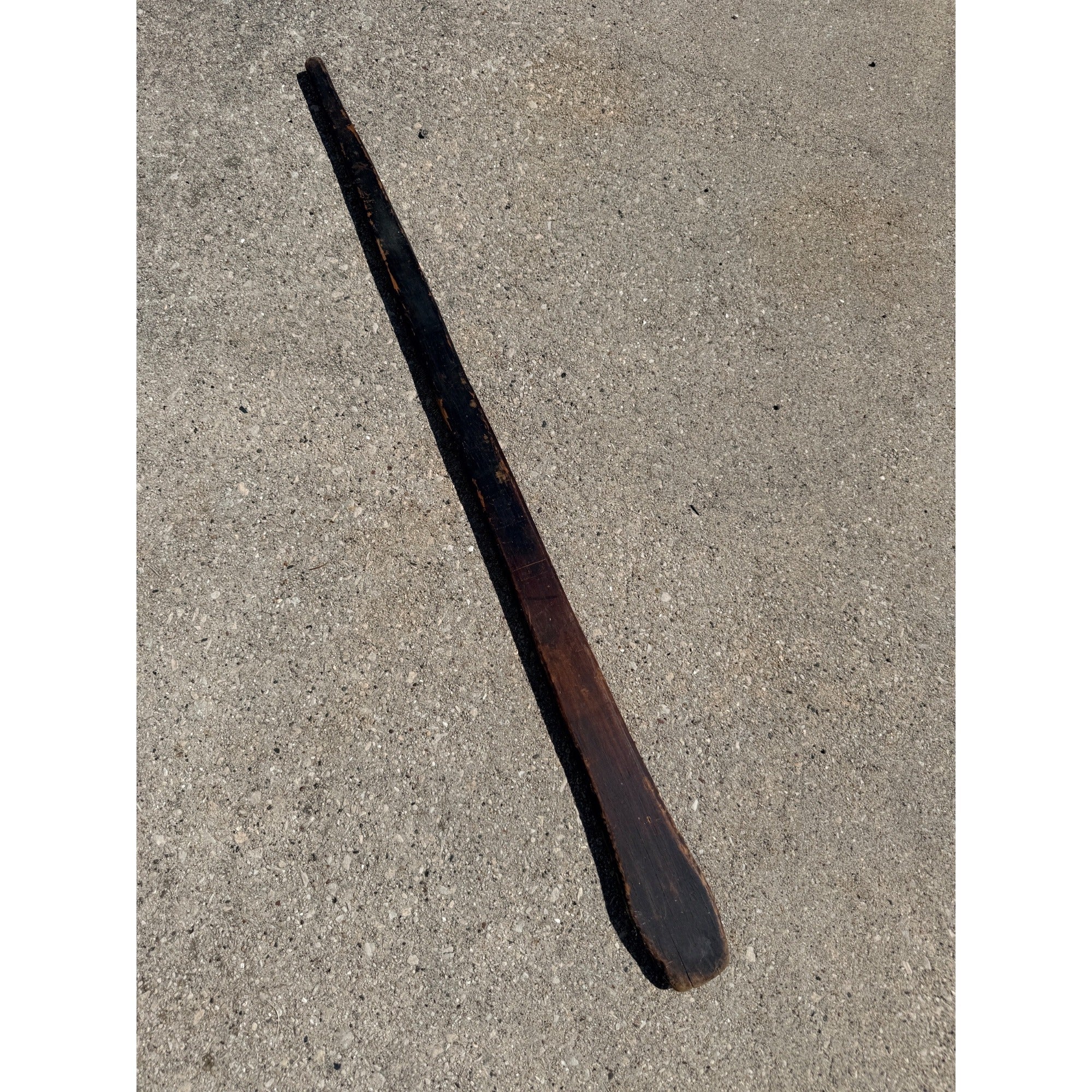 Antique Primitive 19th c. Washing Stick Fork Laundry Paddle 40" AAFA Farmhouse