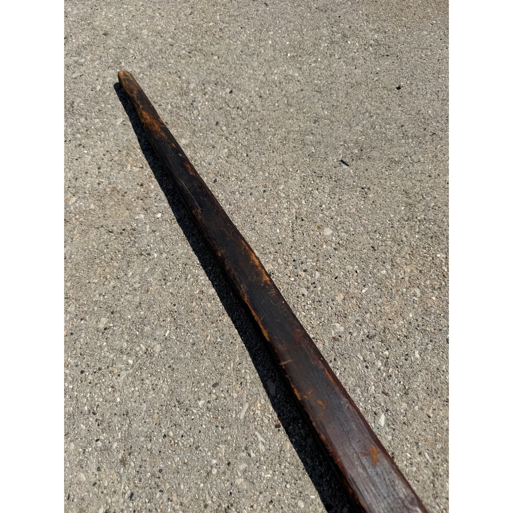 Antique Primitive 19th c. Washing Stick Fork Laundry Paddle 40" AAFA Farmhouse