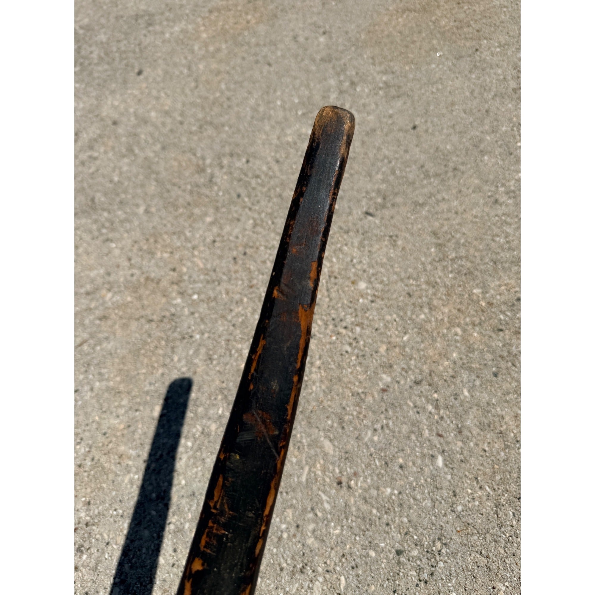 Antique Primitive 19th c. Washing Stick Fork Laundry Paddle 40" AAFA Farmhouse
