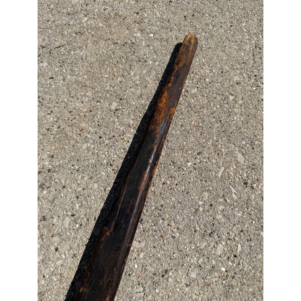 Antique Primitive 19th c. Washing Stick Fork Laundry Paddle 40" AAFA Farmhouse