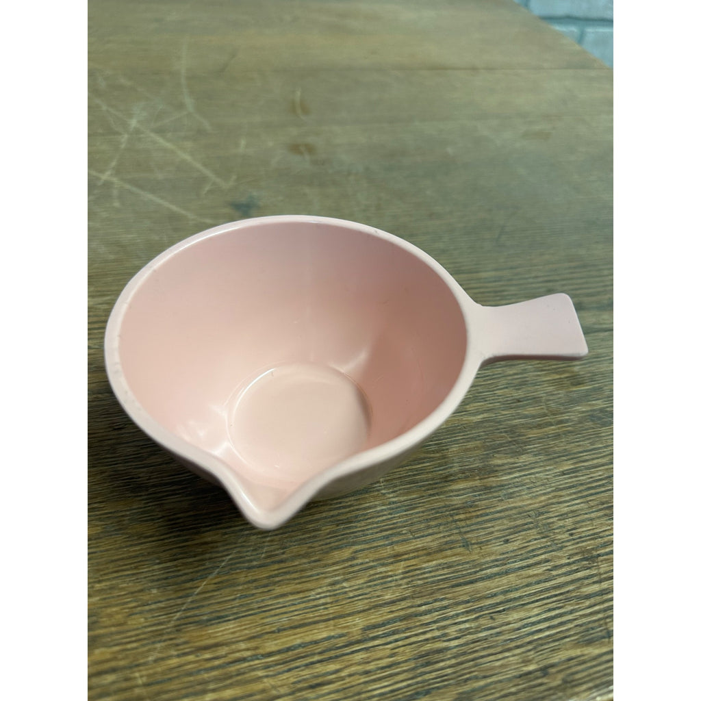 Vintage MCM Pink Stetson Dinnerware Melmac Coffee Creamer & Sugar Bowl Set