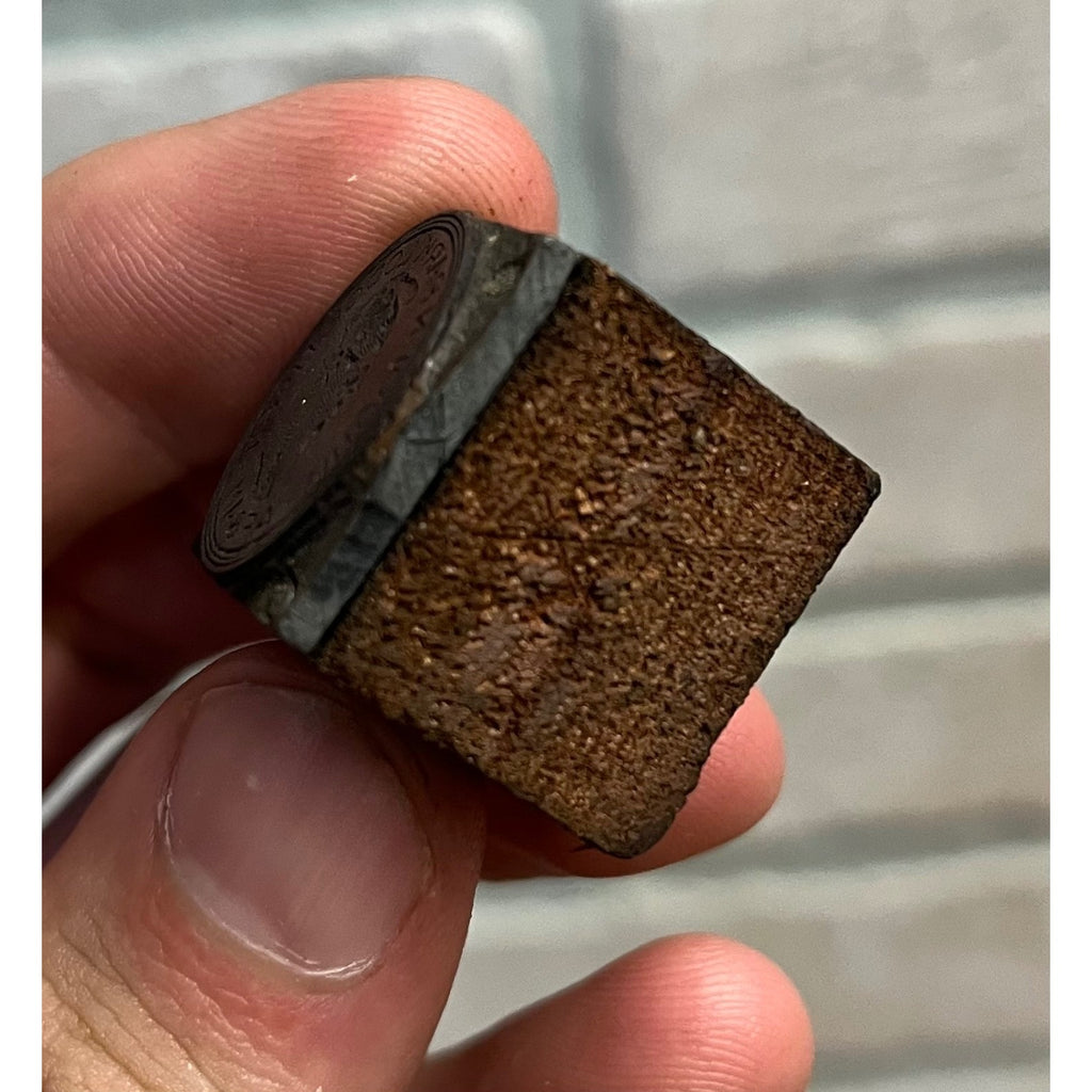 Vintage President Abe Abraham Lincoln Printing Block Letterpress Copper