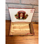 Vintage Webster Cigar Wooden Box Cadillac Michigan Advertising Kurman Milwaukee