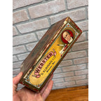 Vintage Webster Cigar Wooden Box Cadillac Michigan Advertising Kurman Milwaukee