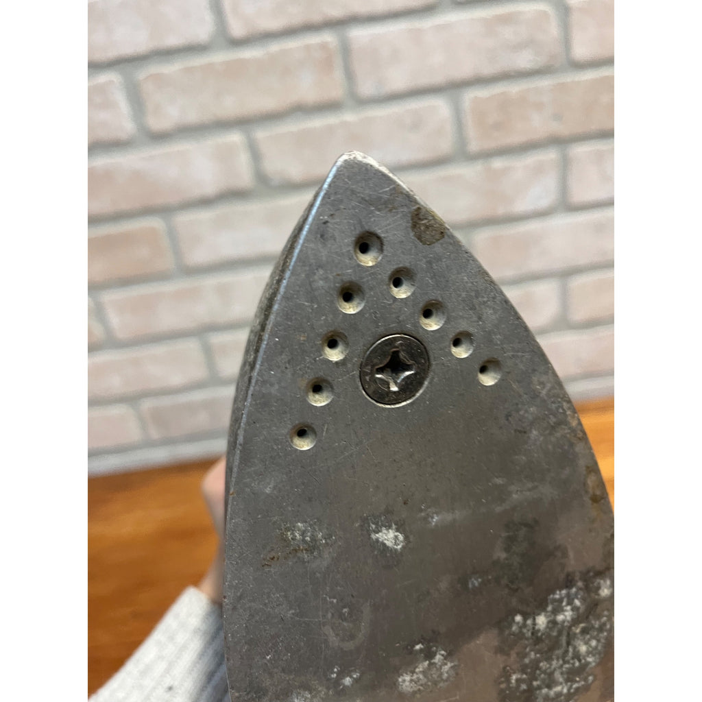 Vintage 1950s Steam-O-Matic B-300 Steam Iron Waverly Tool Co. Art Deco Design